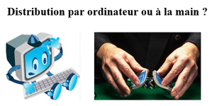 Distribution par ordinateur ou à la main ?