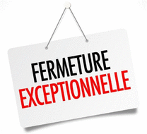 Club fermé - Reprise mardi 11 août