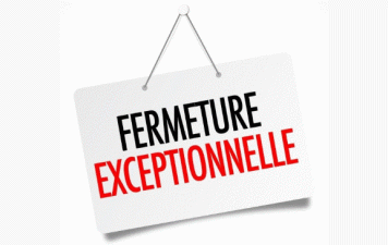 Club fermé - Reprise mardi 11 août