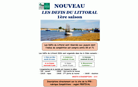 Nouveau : Les Défis du Littoral